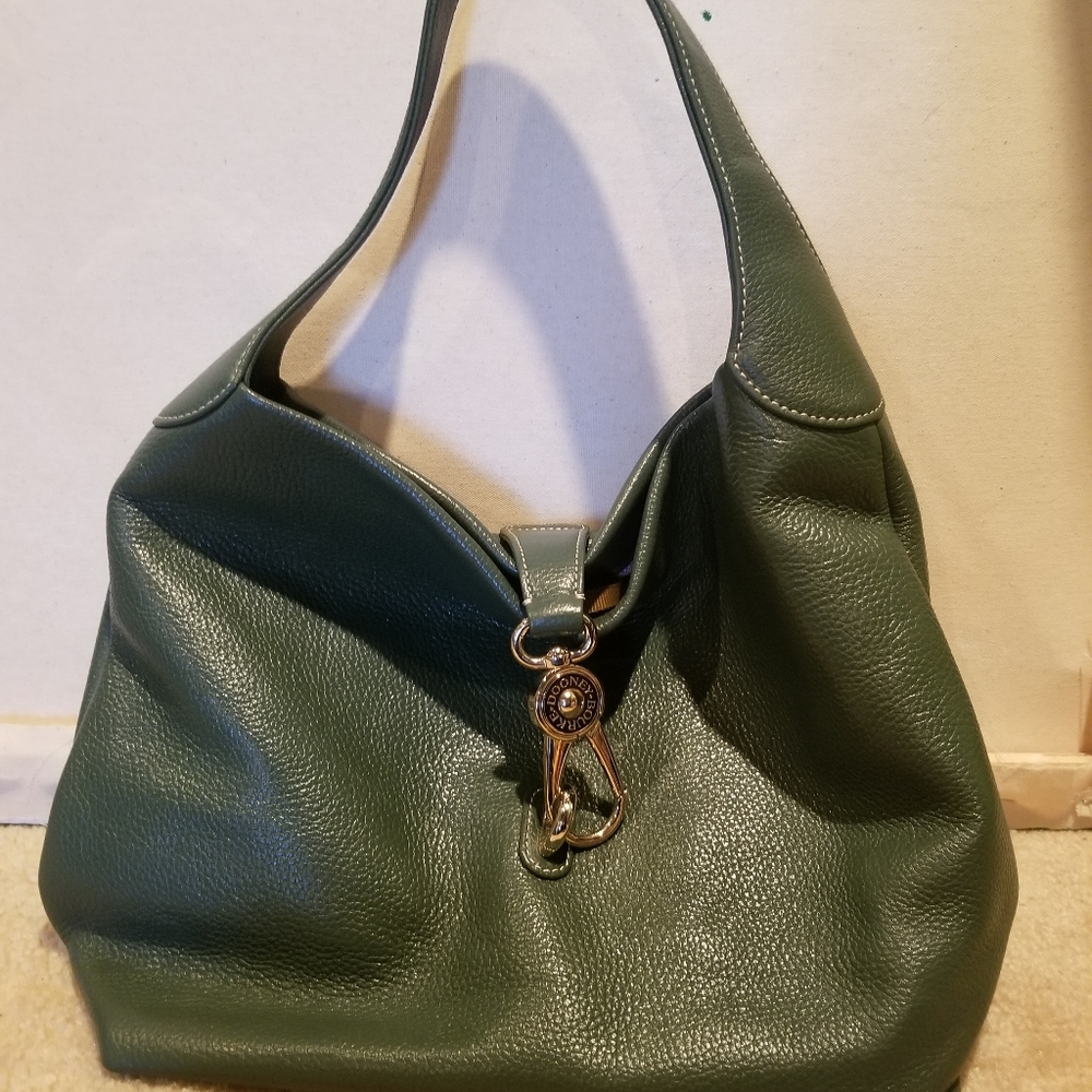 Dooney & Bourke Belvedere Lock Pebble Leather Hobo